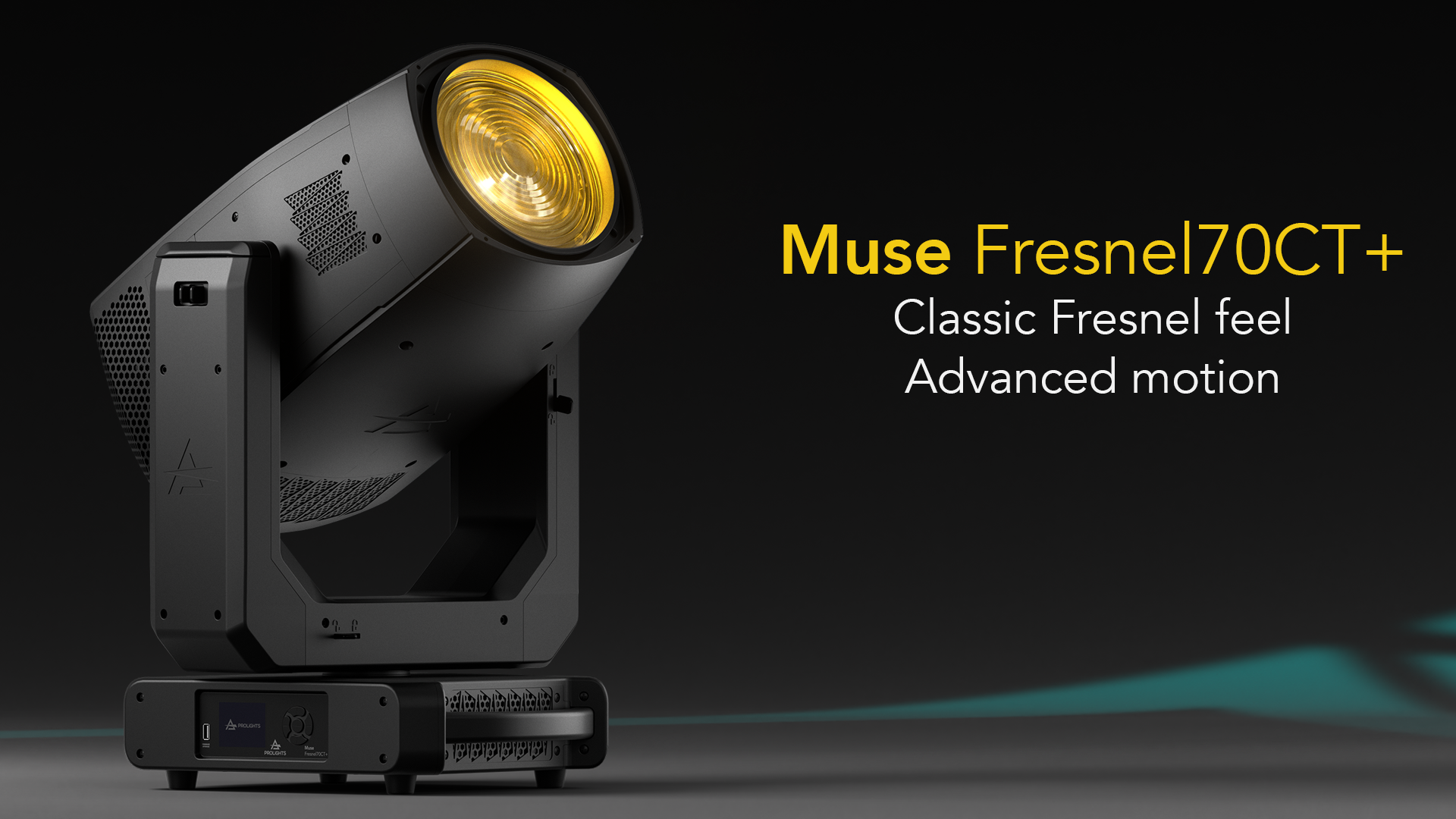PROLIGHTS lansează Muse Fresnel70CT+: un proiector Fresnel mobil autentic