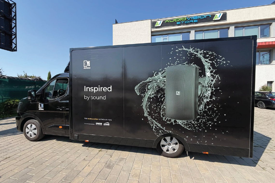 AUDAC Connect Tour România 2026: trei orașe, o experiență dedicată sunetului profesional