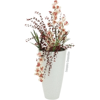 EUROPALMS Cymbidium branch, artificial, creme-pink, 90cm #7
