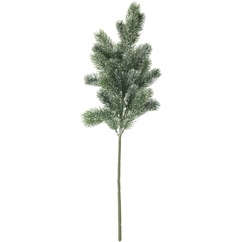 EUROPALMS Fir branch, snowy, PE, 65cm