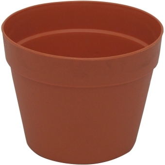 EUROPALMS Flowerpot plastic, red, 17cm