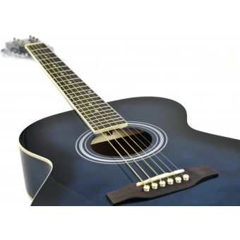 DIMAVERY AW-303 Western Guitar, blueburst #3
