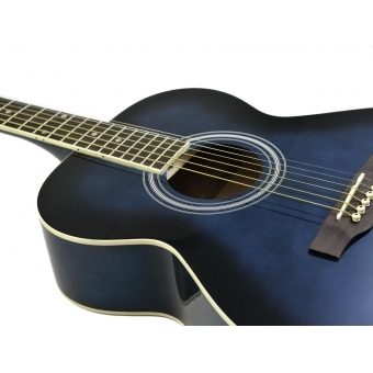 DIMAVERY AW-303 Western Guitar, blueburst #4