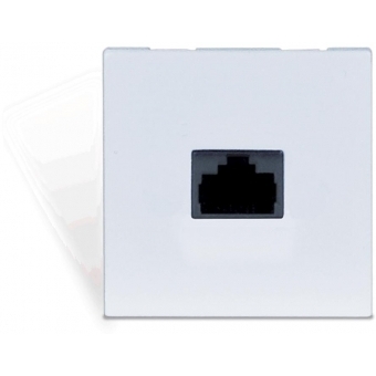 AUDAC CP43ARJ/W - Placă de conectare - rj45 - bticino/ Alb