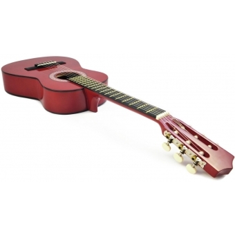 DIMAVERY AC-303 Classical Guitar 1/2, red #5