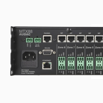 AUDAC MTX88 - Matrice audio 8 zone #4