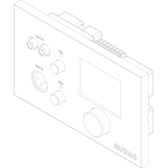 AUDAC MWX65/W - Controller de perete all in one pentru MTX/ Alb #3
