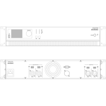 AUDAC SMA500 – Amplificator audio digital WaveDynamics™ cu 2 canale x 500W #3