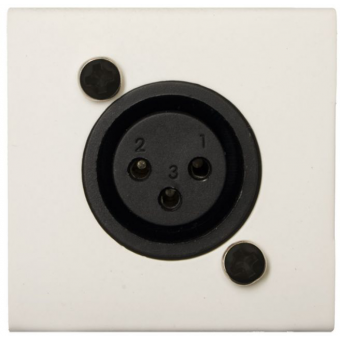 AUDAC WMI20/W - Priza audio XLR - bTicino rj45/ Alb