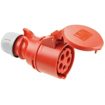 PC ELECTRIC CEE Socket 16A 5-pin rd