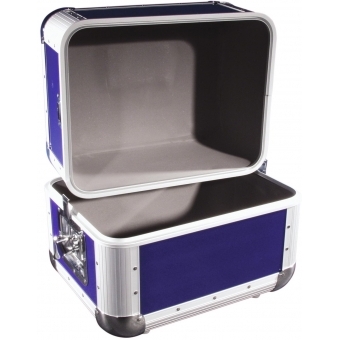 ROADINGER Record Case ALU 50/50, rounded, dark blue