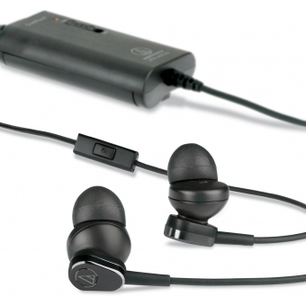 QuietPoint® Active Noise-Cancelling In-Ear Headphones ATH-ANC33iS