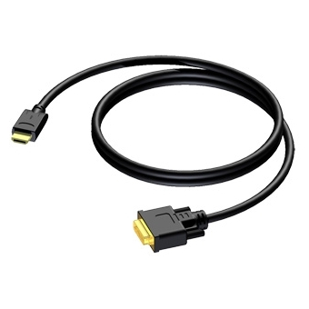 CDV160 - DVI-D male to HDMI A male - 1.5 METER