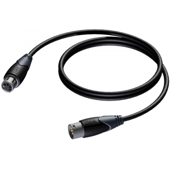 PROCAB CLD955/5 - Cablu DMX cu 2 perechi - XLR tata - XLR mamă/ 5 metri