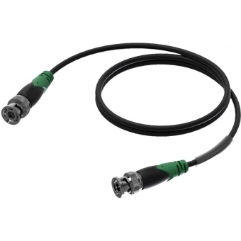 PROCAB CLV156/1 - Cablu coaxial 50Ω BNC tata - BNC tata - 50 ohmi/ 1 metru