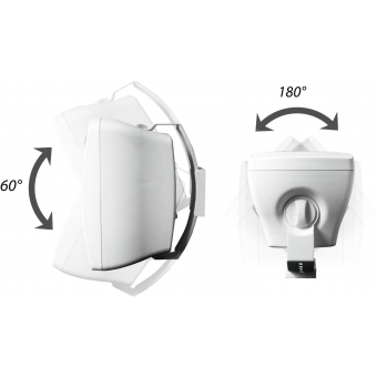 OMNITRONIC OD-6T Wall Speaker 100V white 2x #3
