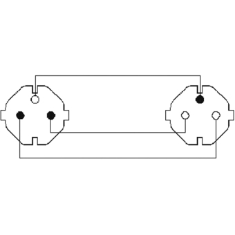 PROCAB CAB465/20-F - Cablu de alimentare - schuko tata - mamă, Franța 3 x 2,5 mm²/ 20 metri #2