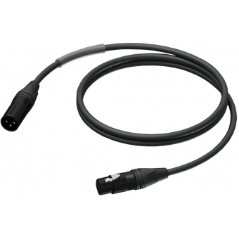 PRD953/1 - DMX AES/ EBU cable -XLR male - XLR female - HighFlex™ - 1 meter