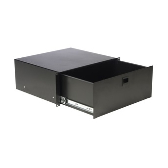 RD410/B - 19" Rack Drawer - 4 Unit - Black - Steel