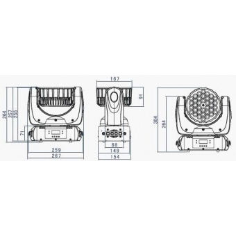 Led Beam Moving Head 36*5W RGBW #5