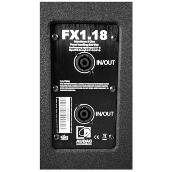 Audac FX1.18 - Boxa Bass cu 3 cai de 18" si putere mare/ IP55 #2
