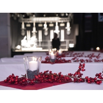 EUROPALMS Berry garland red 180cm #3