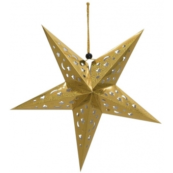 EUROPALMS Star Lantern, Paper, gold, 40 cm