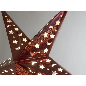 EUROPALMS Star Lantern, Paper, gold, 50 cm #5