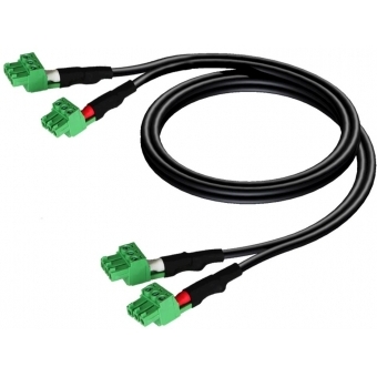 PROCAB CLA830/0.25 - Cablu de semnal 2 x bloc terminal - 2 x bloc terminal (3p - 3,81 mm)/ 0.25 metri