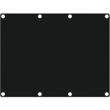 CASY301/B - CASY 3 space closed blind plate - Black version