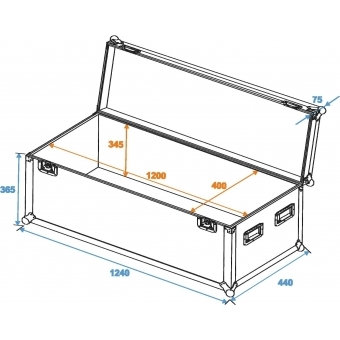 ROADINGER Universal Case Pro 120x40x40cm #2