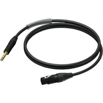 PROCAB PRA723/1.5 - Cablu de microfon echilibrat - flexibil 2 x 0,22 mm² - 24 AWG - UltraFlex™/ 1,5 metri