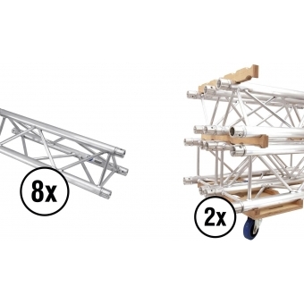 ALUTRUSS Set TRILOCK 6082-2000 + Truss Transport Board Combi