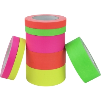 ACCESSORY Gaffa Tape 50mm x 25m, neon yellow, uv active #4