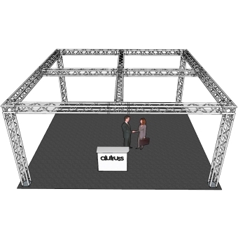 ALUTRUSS Truss Set QUADLOCK 6082 square 7.71x7.71x3.5m (WxDxH) #2