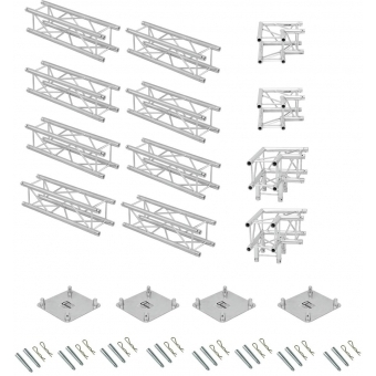ALUTRUSS Truss set QUADLOCK 6082 U-Figure 7x4x3.5m (WxDxH) #4