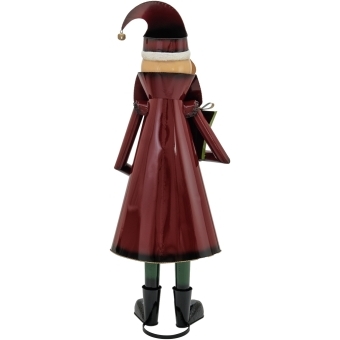 EUROPALMS Santa Claus, Metal, 150cm, red #2