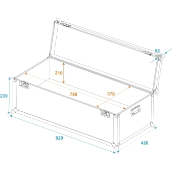 ROADINGER Universal Transport Case 80x40x30cm #5