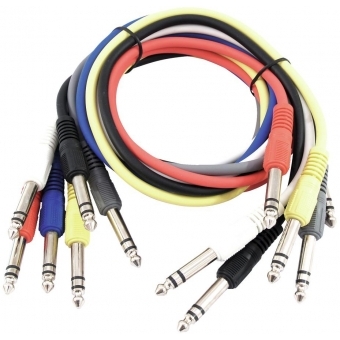 OMNITRONIC Jack cable 6.3 Patchcord stereo 6x0.9m #2