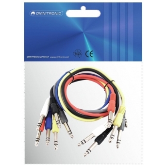 OMNITRONIC Jack cable 6.3 Patchcord stereo 6x0.9m #3