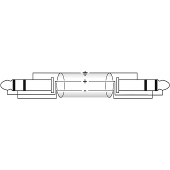 OMNITRONIC Jack cable 6.3 Patchcord stereo 6x0.9m #4