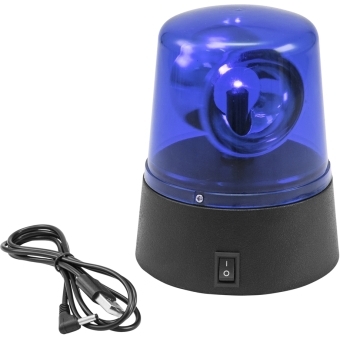 EUROLITE LED Mini Police Beacon blue USB/Battery #2