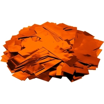 TCM FX Metallic Confetti rectangular 55x18mm, orange, 1kg