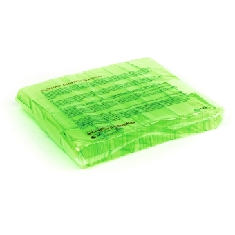 TCM FX Slowfall Confetti Rectangular 55x18mm, neon-green, uv active, 1kg