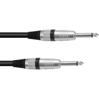 OMNITRONIC Jack Cable 6.3 mono 3m bk ROAD