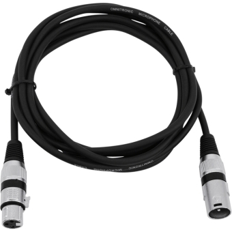 OMNITRONIC XLR Cable 3-pin 1.5m bk #2