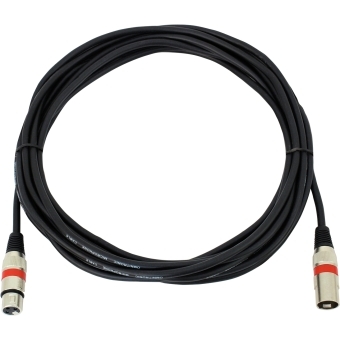 OMNITRONIC XLR Cable 3-pin 7.5m bk/rd #2