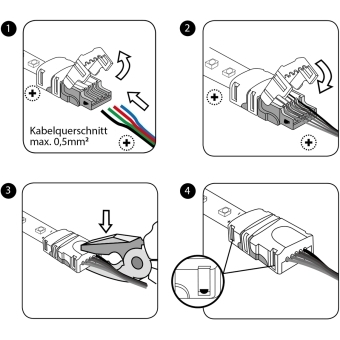 EUROLITE LED Strip Power Contact 4-pin 10mm #3