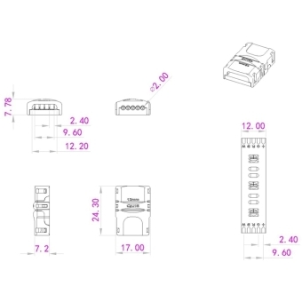 EUROLITE LED Strip Flexible Connector 5-pin 12mm #4