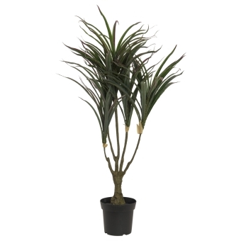 EUROPALMS Dracena, green-red, artificial,  90cm